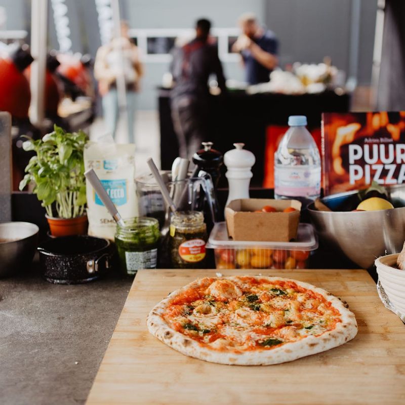 Pizza masterclass workshop cursus bij Buiten.studio