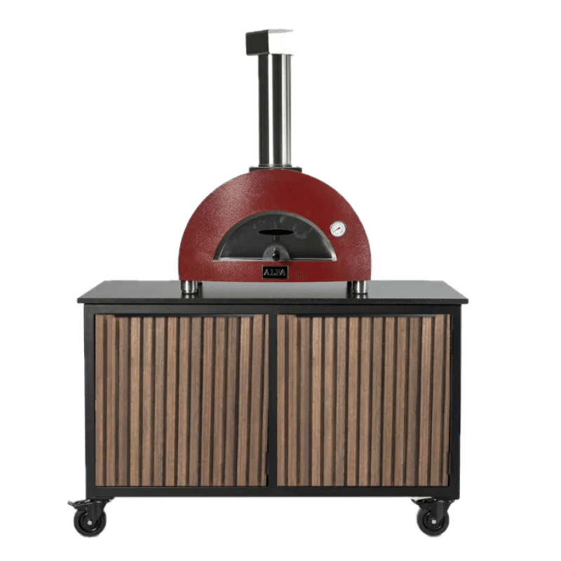 Fraaii mise en place tafel bamboe graphite rhombus storage