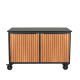 Fraaii mise en place tafel bamboe teak oil rhombus storage