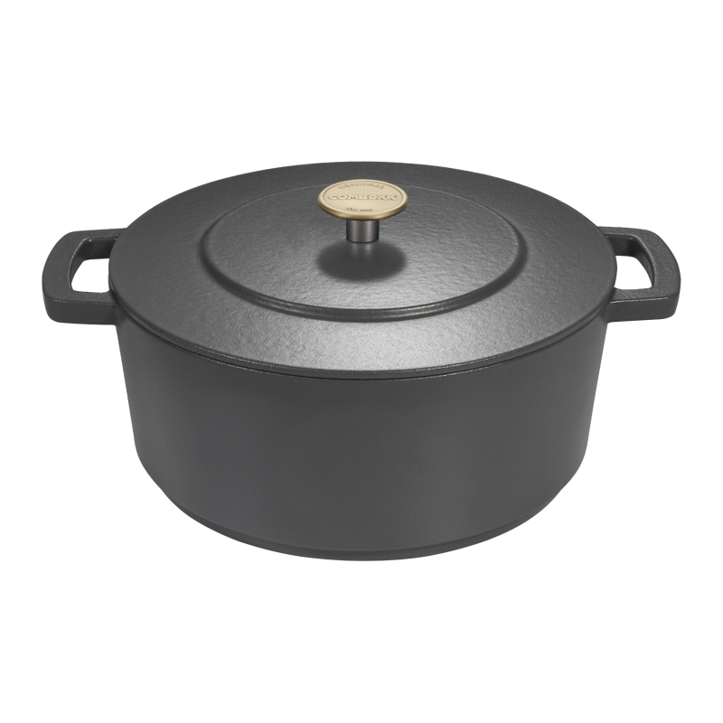 Combekk Original Dutch oven gietijzeren pan, grijs