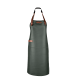 Xapron Dallas leren BBQ schort – nekband
