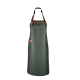 Xapron Bovine leren BBQ schort met nekband