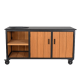 Fraaii Kamado buitenkeuken bamboe teak oil inferno