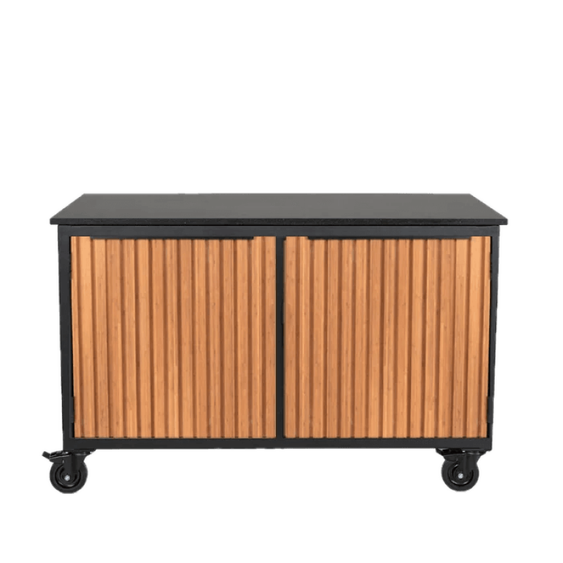 Fraaii mise en place tafel bamboe teak oil rhombus storage