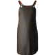 Xapron leren BBQ schort met verwisselbare keperbanden