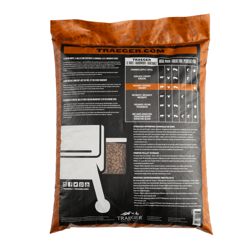 Traeger hickory hout BBQ pellets