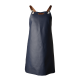 Xapron leren BBQ schort met verwisselbare keperbanden