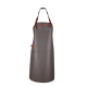 Xapron Dallas leren BBQ schort – nekband