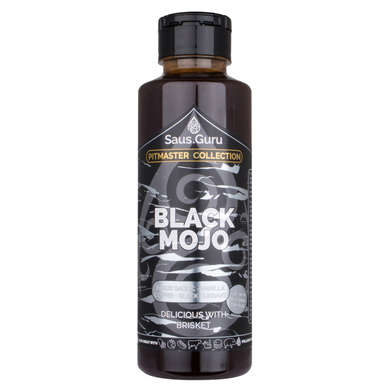 Saus.guru Black mojo – Pitmaster sauce – 500ml