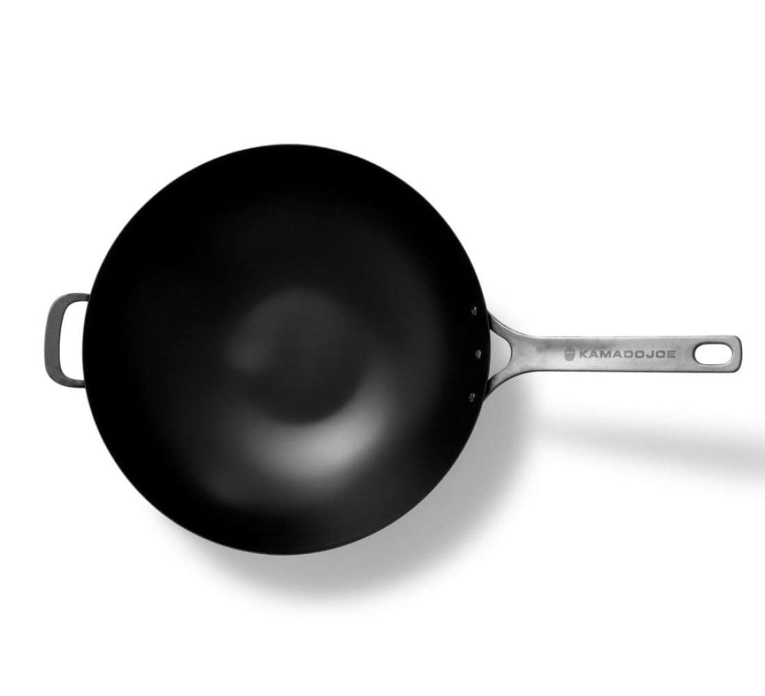 Kamado Joe karbon steel wok