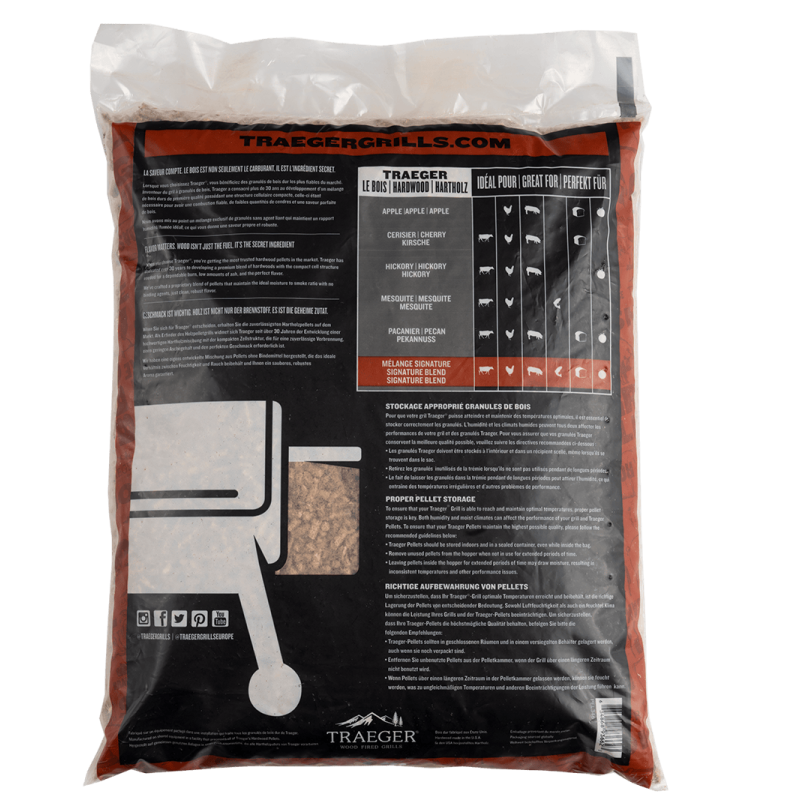 Traeger signature blend hout pellets