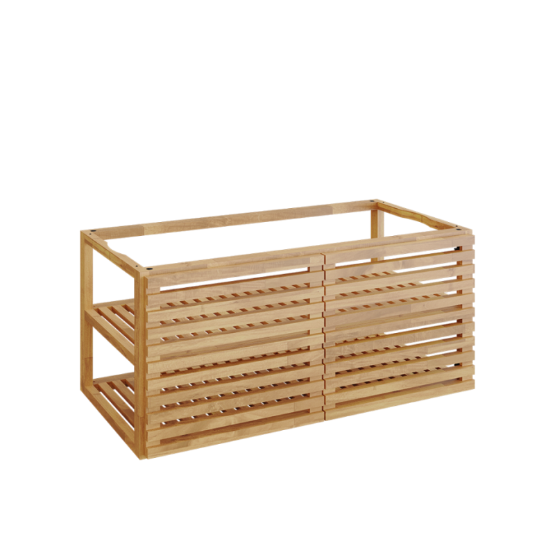 OFYR storage insert PRO met 2 deuren teak hout large