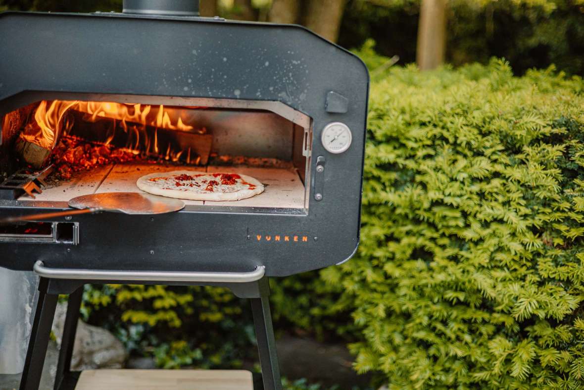 Houtgestookte pizza oven van Vonken