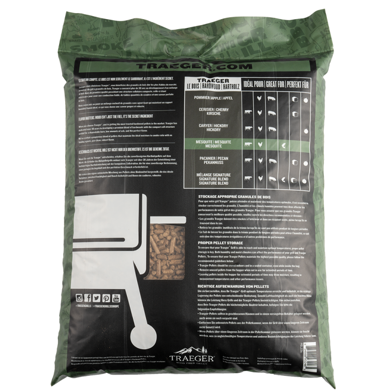 Traeger mesquite BBQ hout pellets