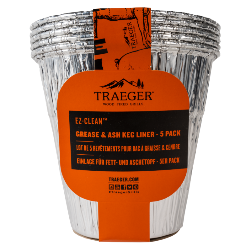 Traeger Vetopvangbak EZ Clean Aluminium 5 Pack Traeger
