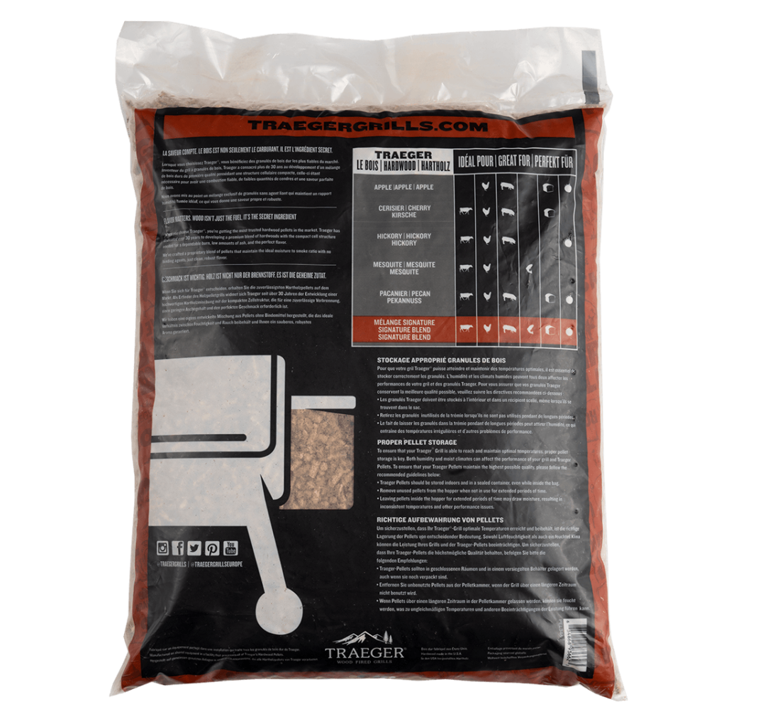 Traeger signature blend hout pellets