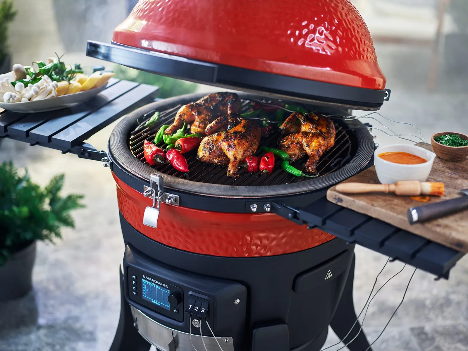Kamado Joe konnected joe keramische kamado bbq