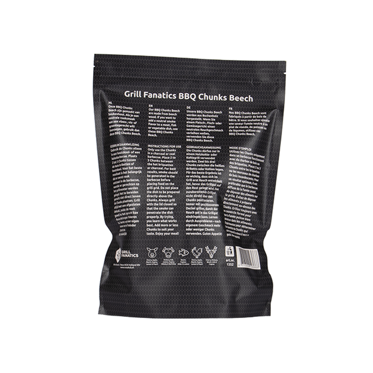 rookhout beuken chunks