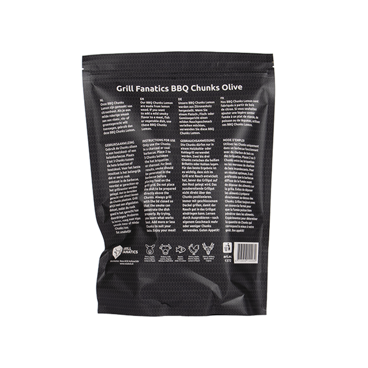 Grill Fanatics rookchunks olijfhout