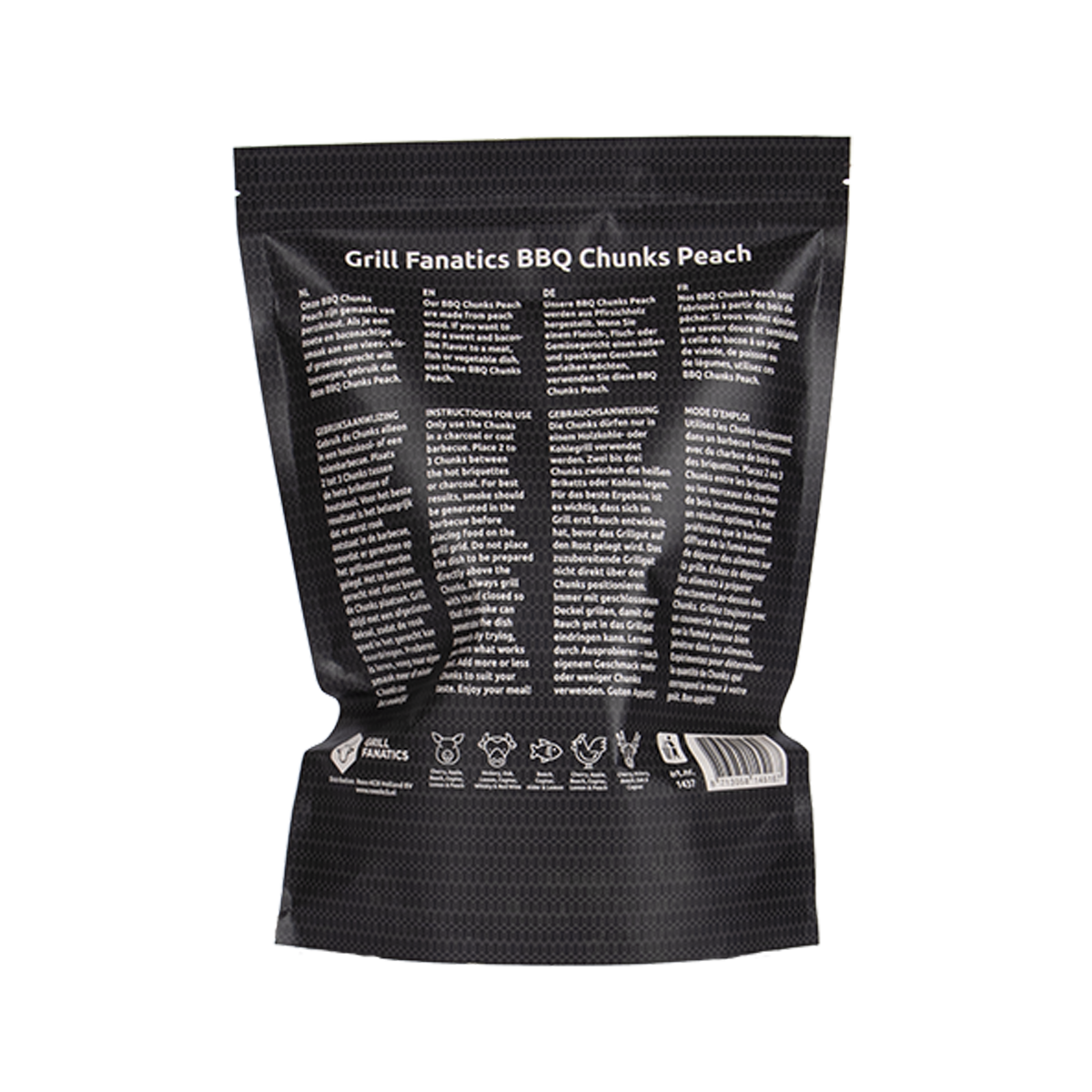 Grill Fanatics rookchunks perzikhout