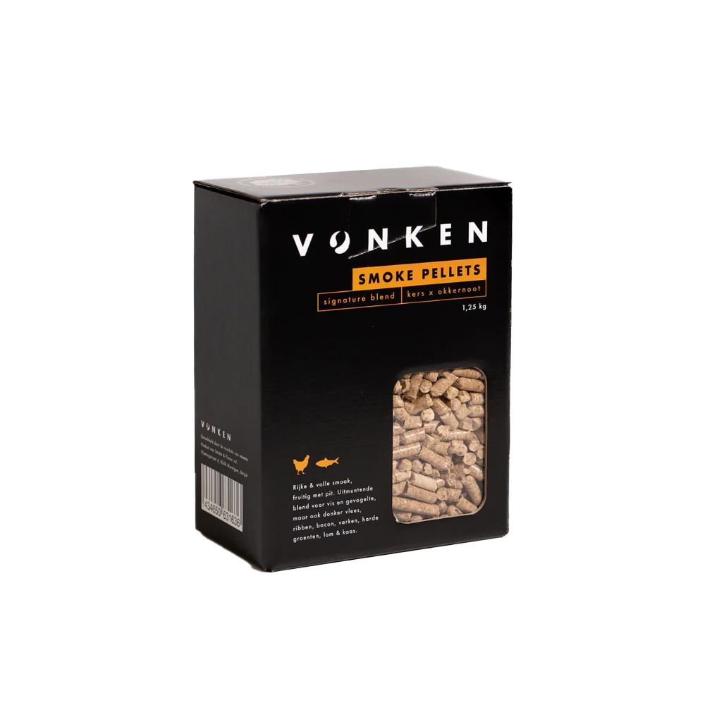Vonken signature smoke pellet blend 1,25 kg kers okkernoot