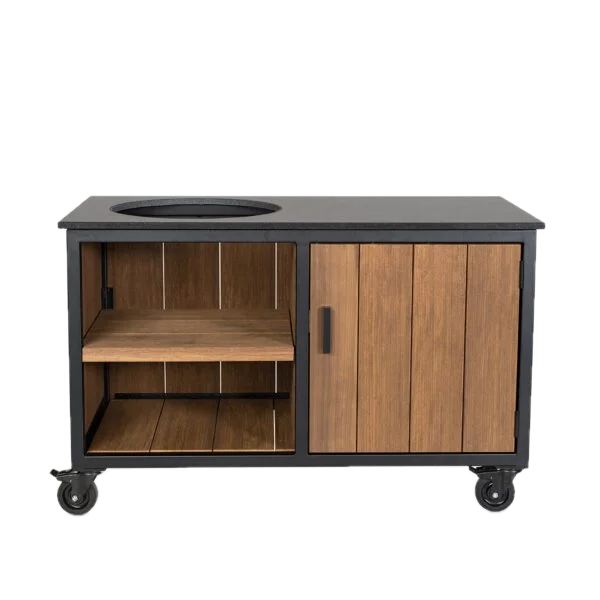 Fraaii buitenkeuken staal fraké storage