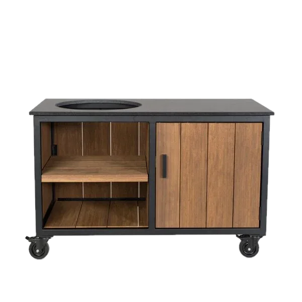 Fraaii buitenkeuken staal fraké storage