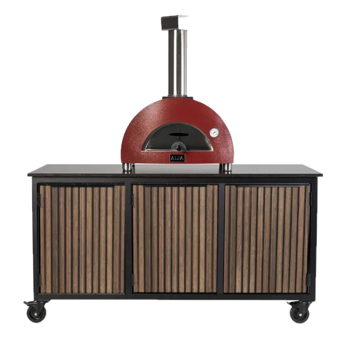 Fraaii mise en place tafel bamboe graphite rhombus inferno