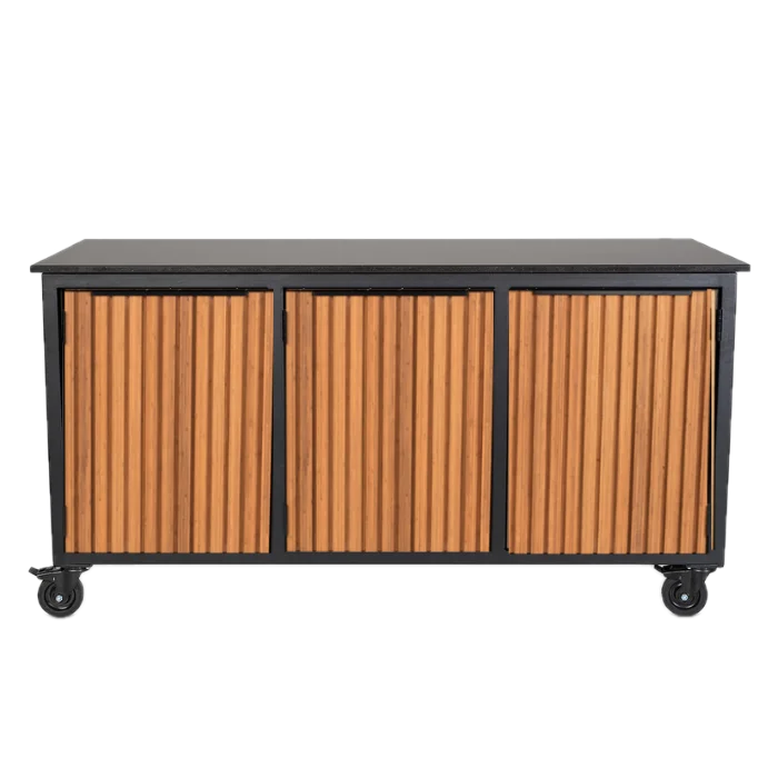 Fraaii mise en place tafel bamboe teak oil rhombus inferno