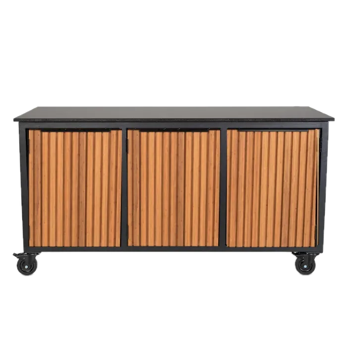 Fraaii mise en place tafel bamboe teak oil rhombus inferno