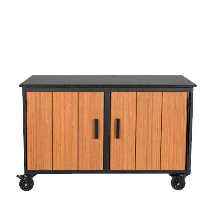 Fraaii mise en place tafel bamboe teak oil storage