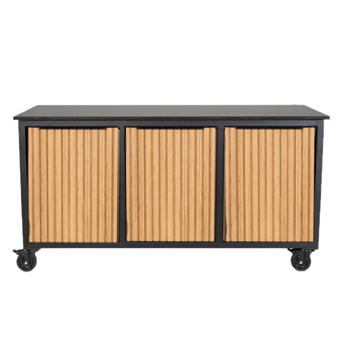 Fraaii mise en place tafel bamboe naturel rhombus inferno