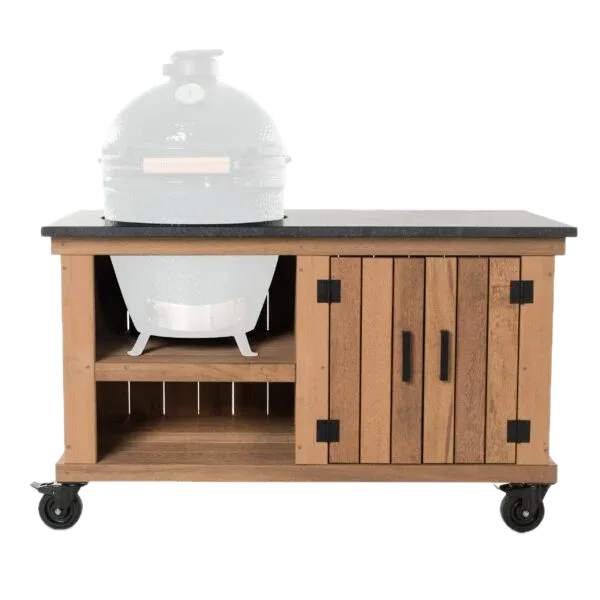 Fraaii BBQ buitenkeuken meranti storage + composiet werkblad