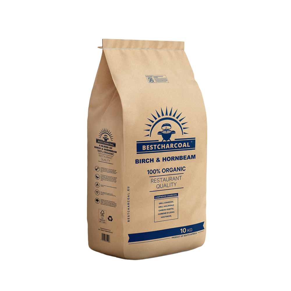 Bestcharcoal berk en haagbeuk houtskool – 10KG