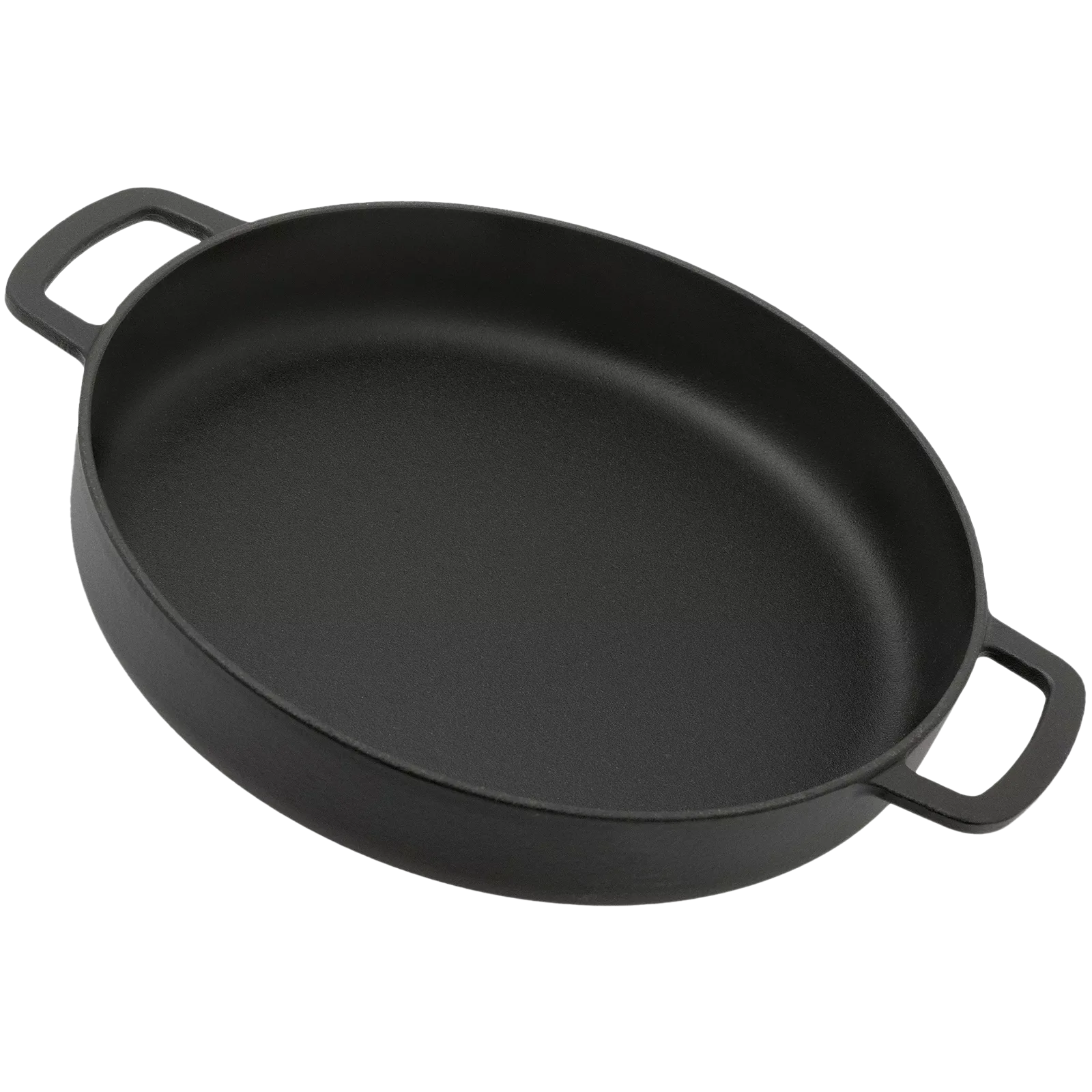 Combekk koekenpan dubbele handgreep 24 cm, zwart