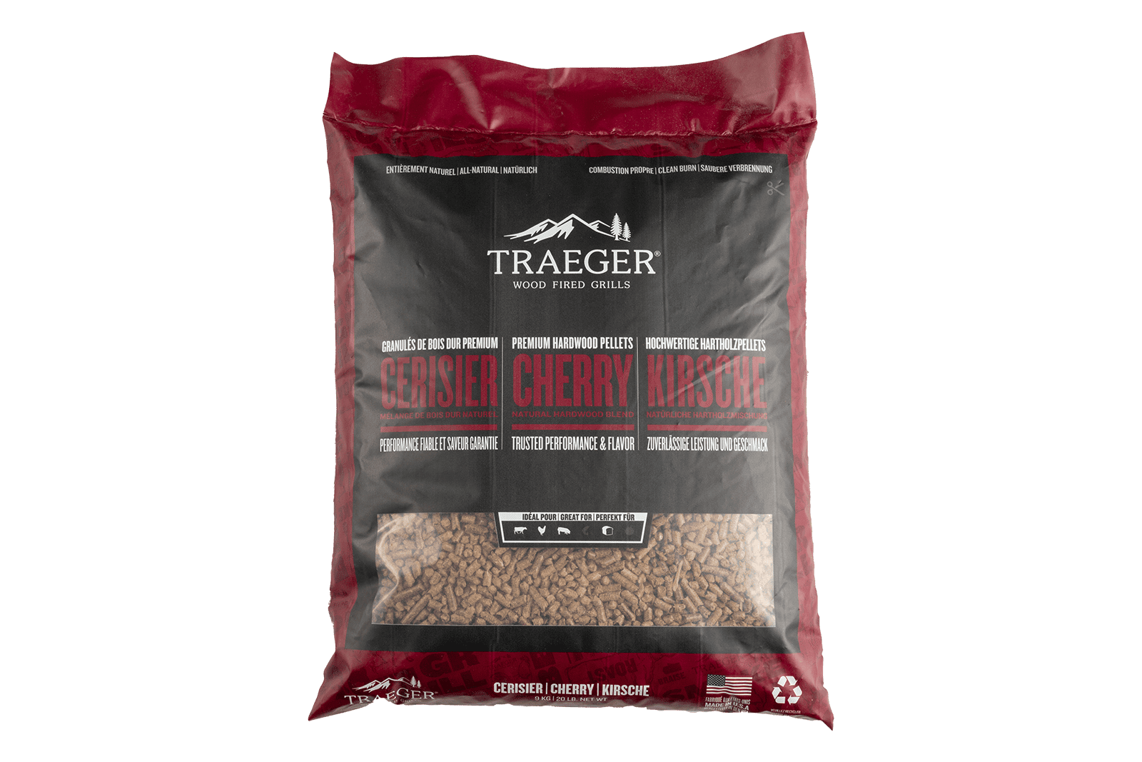 Traeger kersen hout BBQ pellets