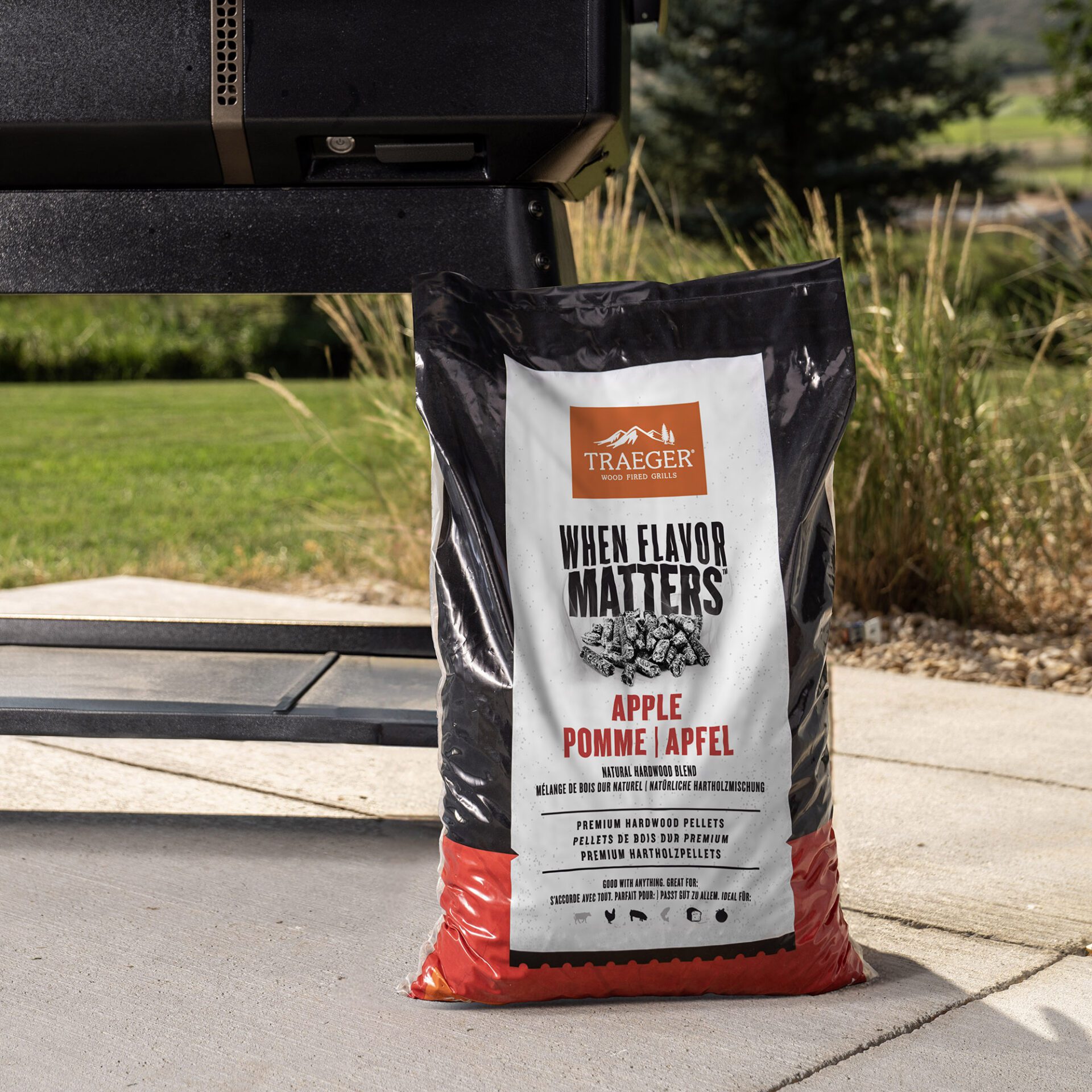 Traeger BBQ pellets Appel