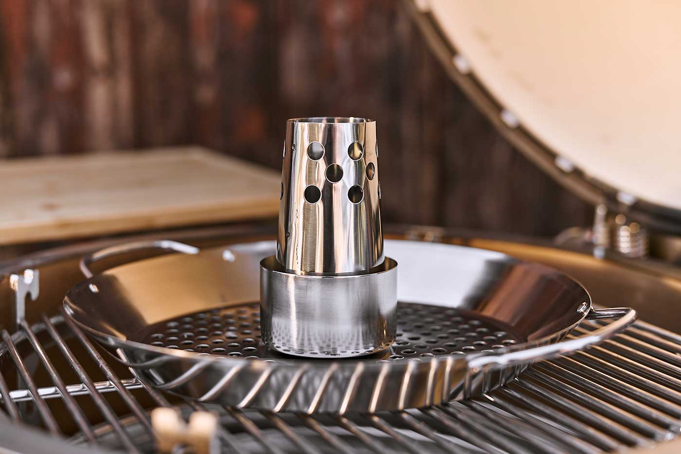 Monolith chicken roaster