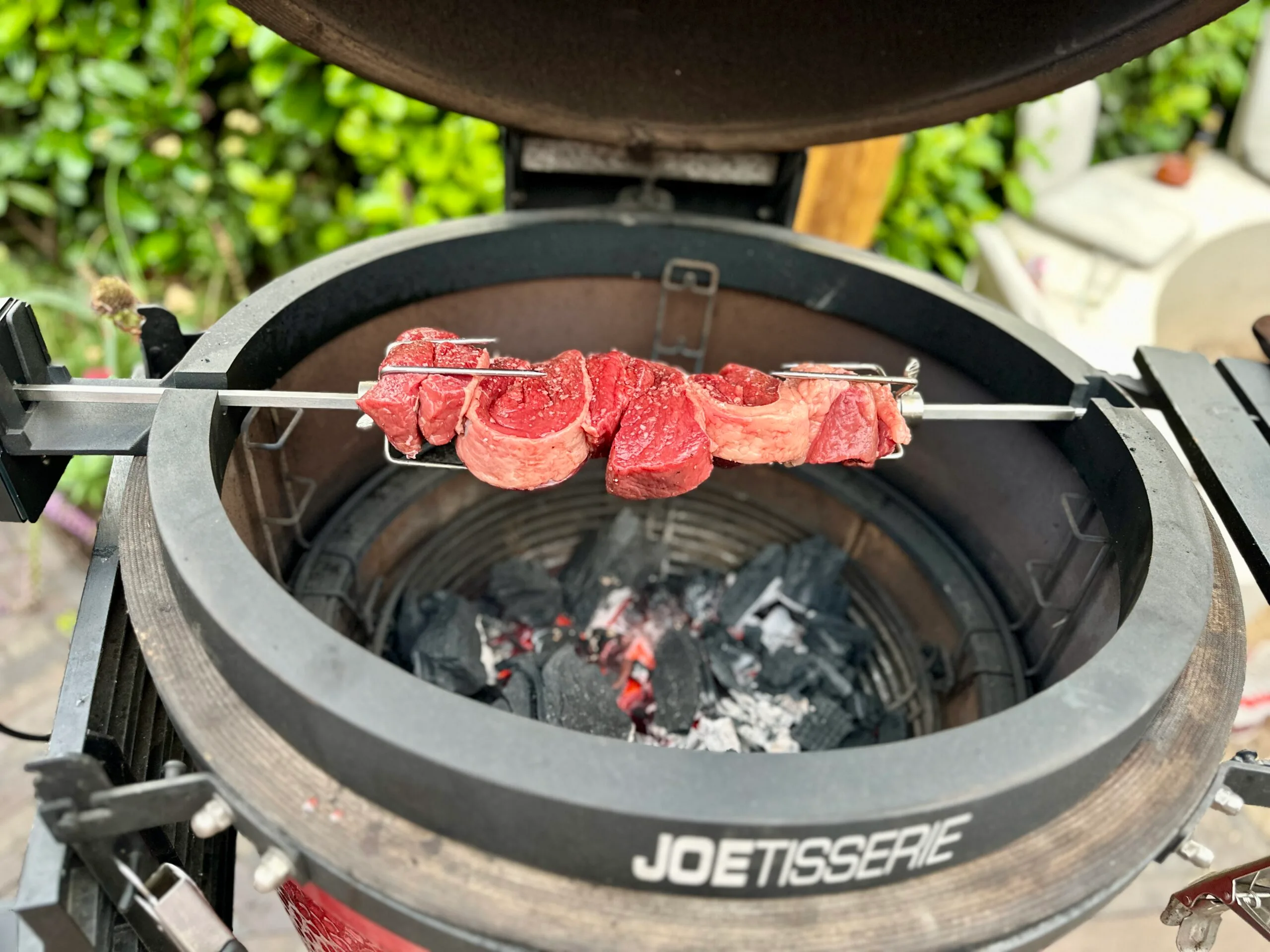Picanha aan het spit