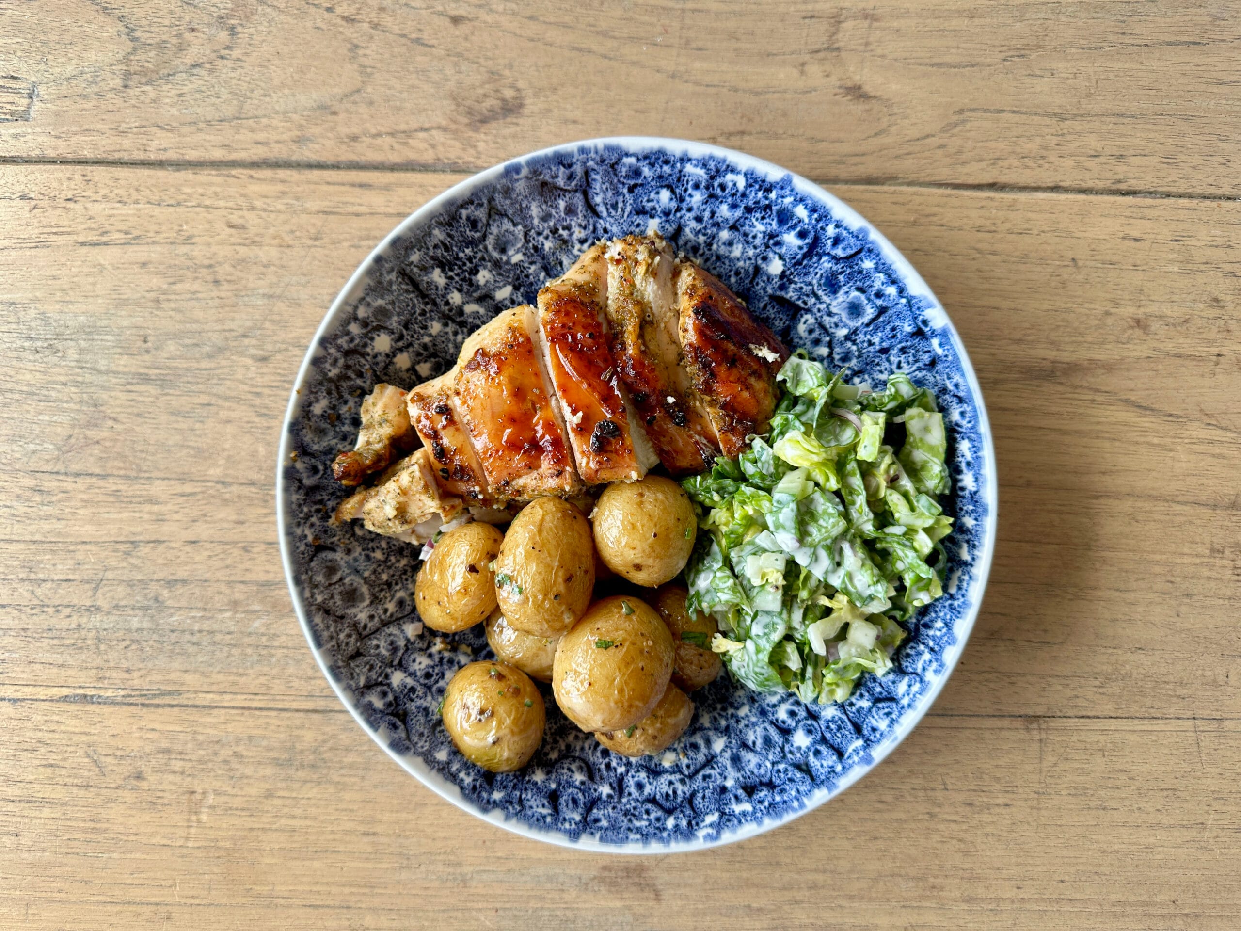 Gildehoen kipfilet met krieltjes uit de JoeTisserie