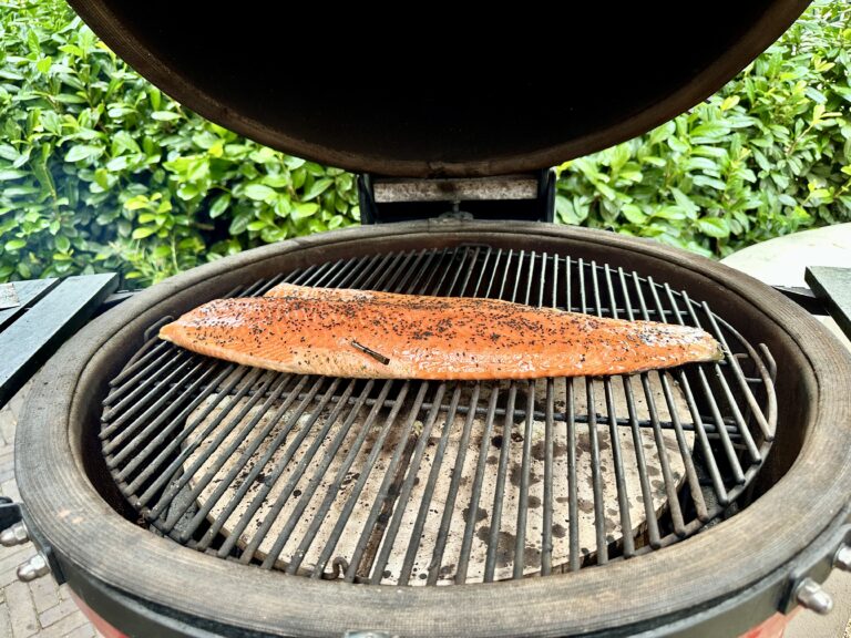 Zalm roken op de bbq