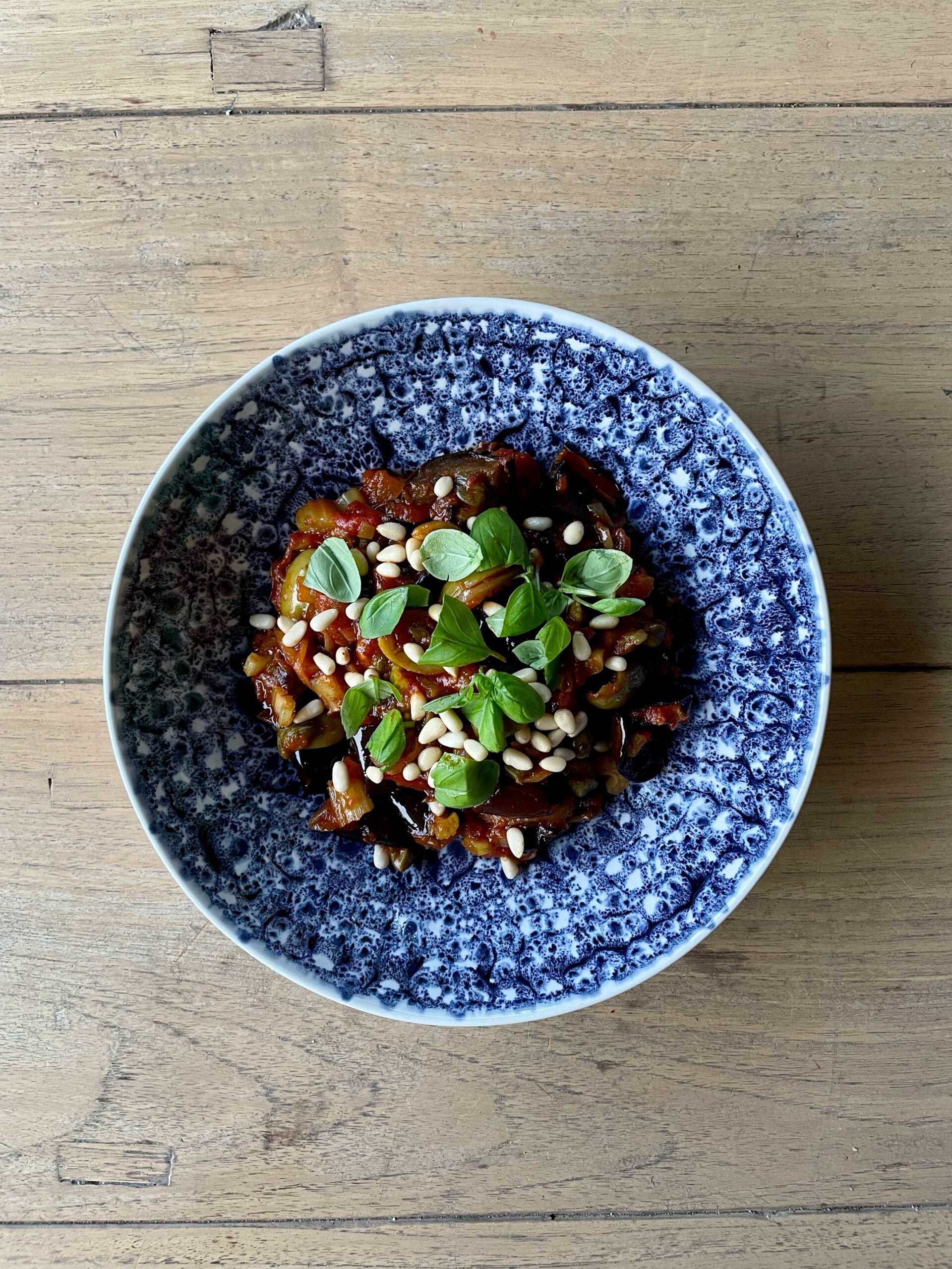 Caponata van de barbecue