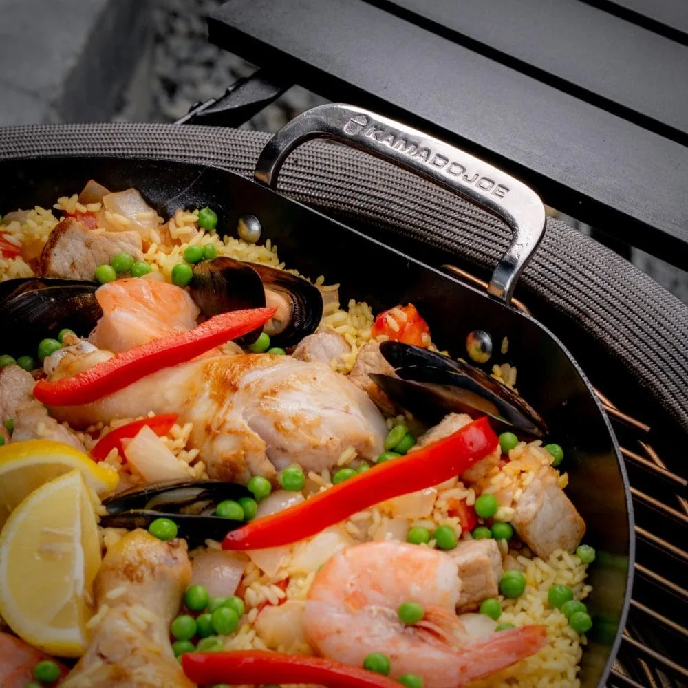 Kamado Joe paella pan - karbon steel