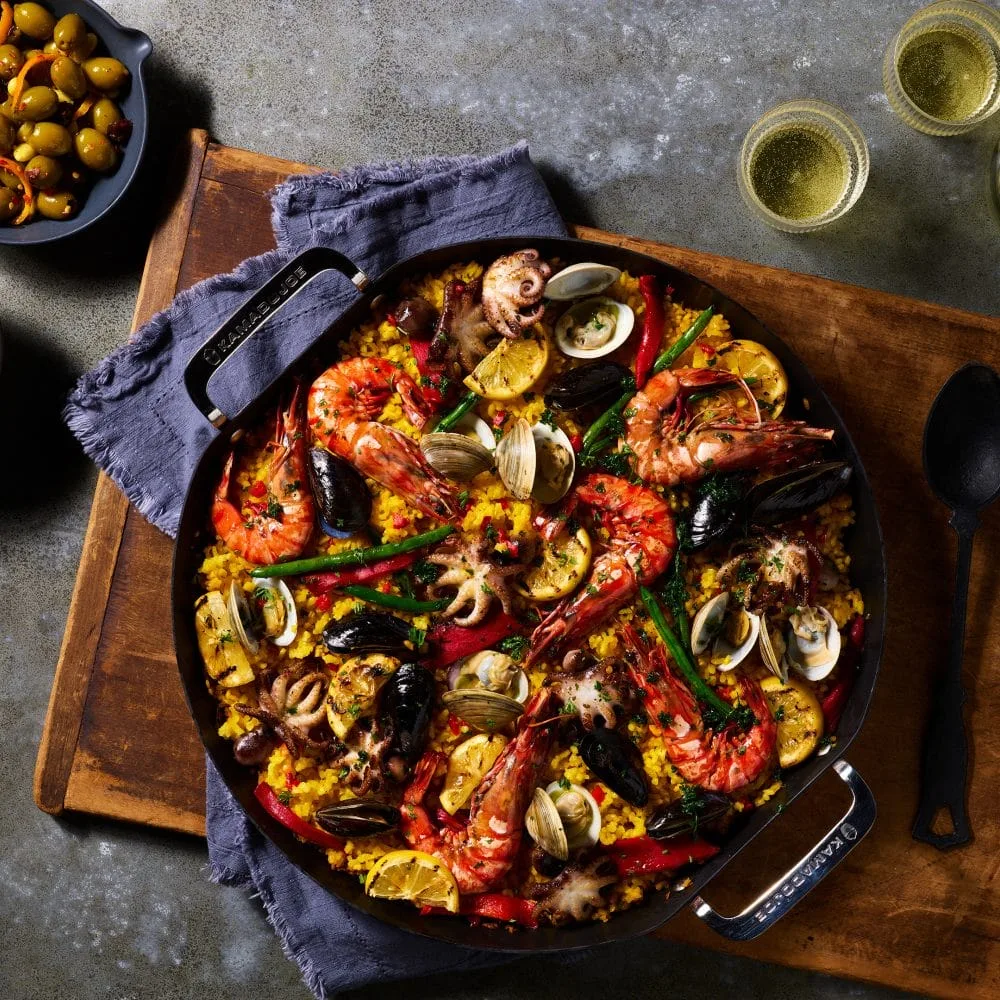 Kamado Joe paella pan - karbon steel