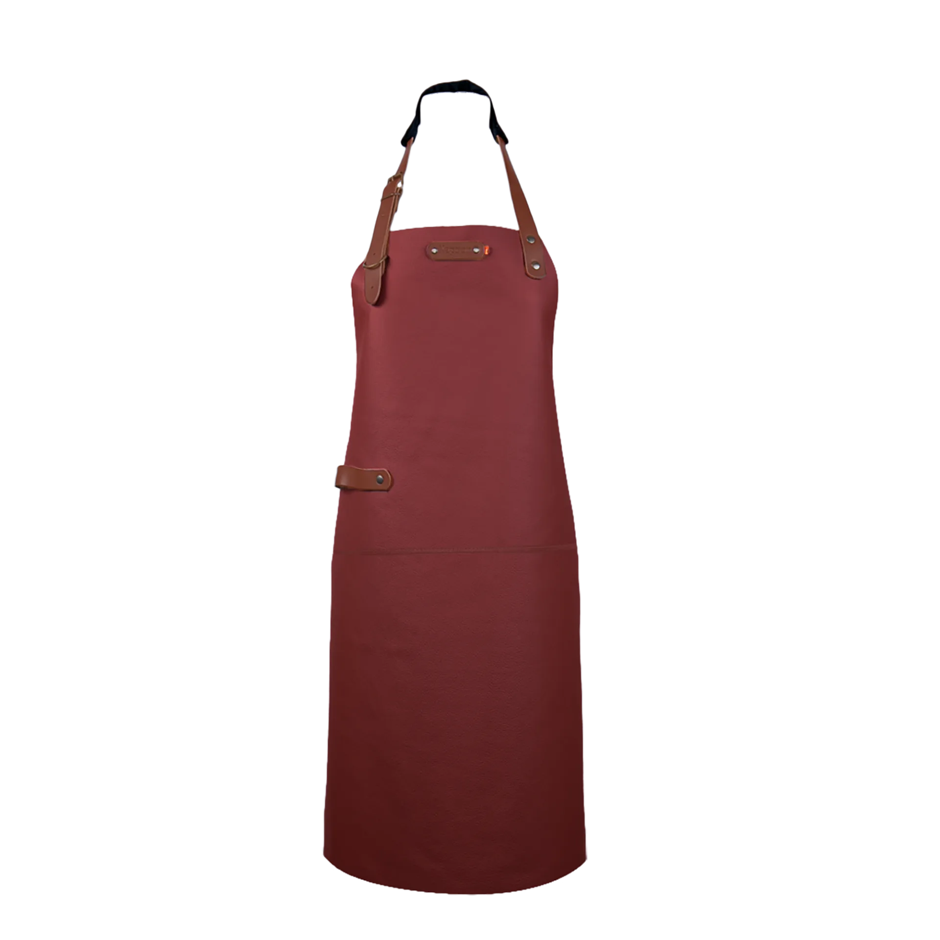 Xapron Dallas leren BBQ schort – nekband
