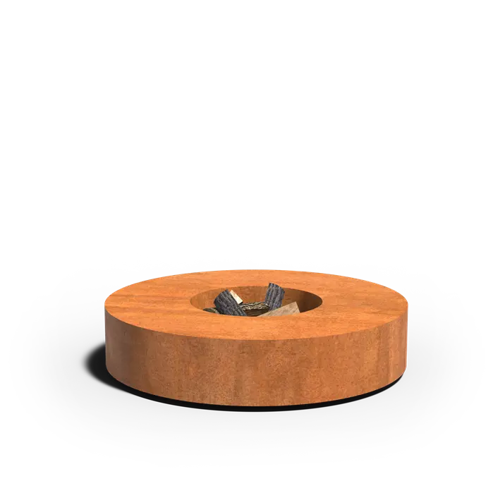 Adezz ronde vuurtafel cortenstaal