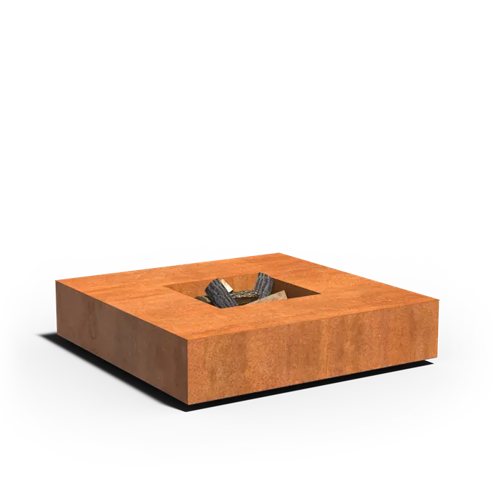 Adezz Quad vuurtafel cortenstaal