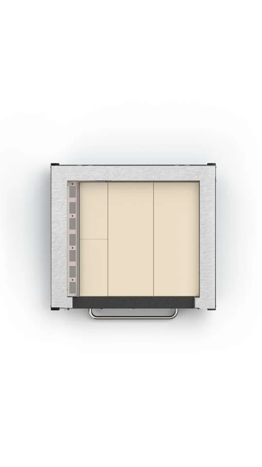 Vonken Home houtoven doorsnee vloer vloeroppervlak