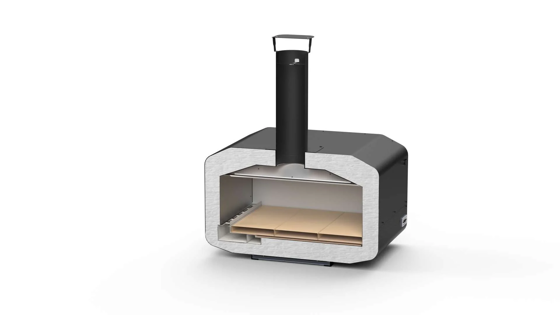 Vonken original houtoven issolatie