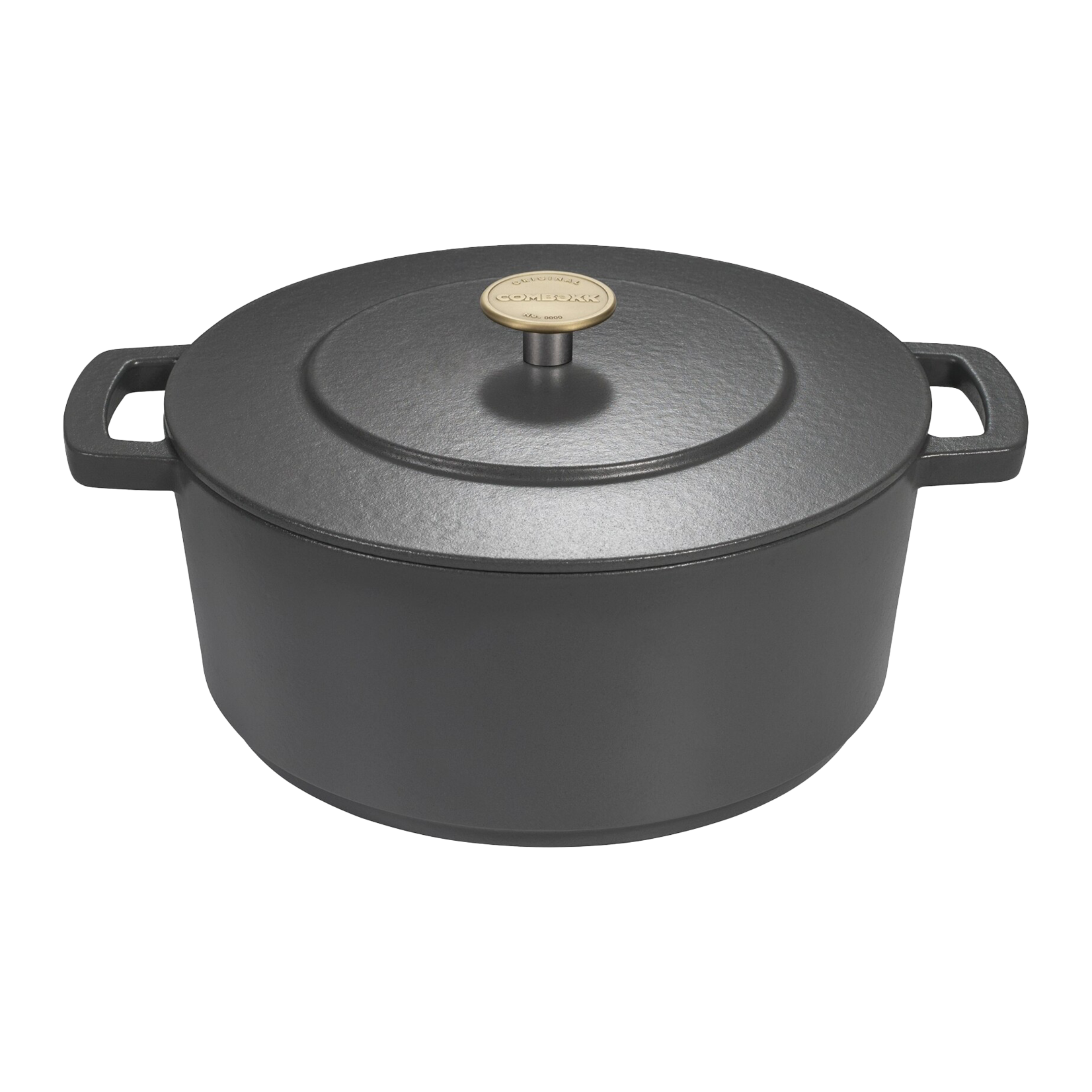 Combekk Original Dutch oven gietijzeren pan, grijs